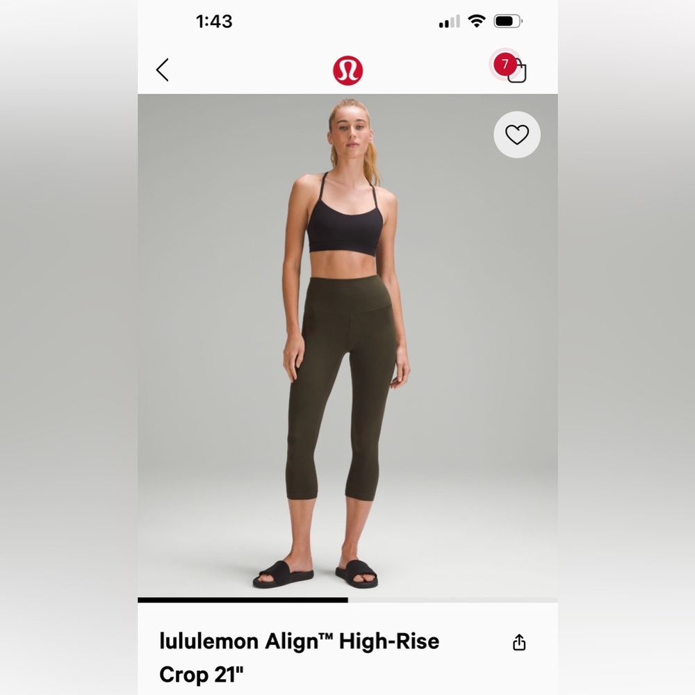 Lululemon Capris Leggings